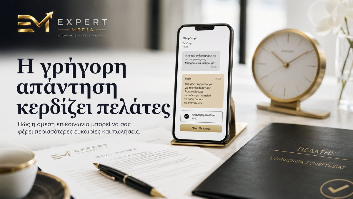 Γιατί η γρήγορη απάντηση μπορεί να κερδίσει τον πελάτη