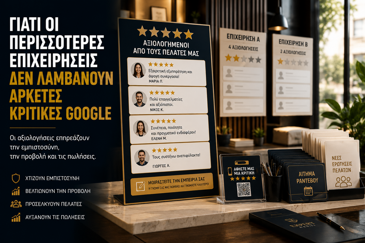 Γιατί Οι Περισσότερες Επιχειρήσεις Δεν Λαμβάνουν Αρκετές Κριτικές Google