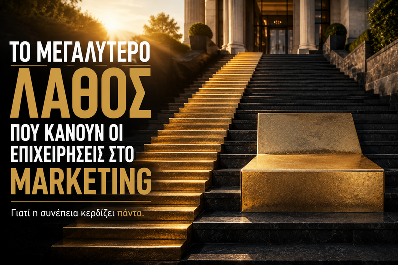 Το Μεγαλύτερο Λάθος Που Κάνουν Οι Επιχειρήσεις Στο Marketing